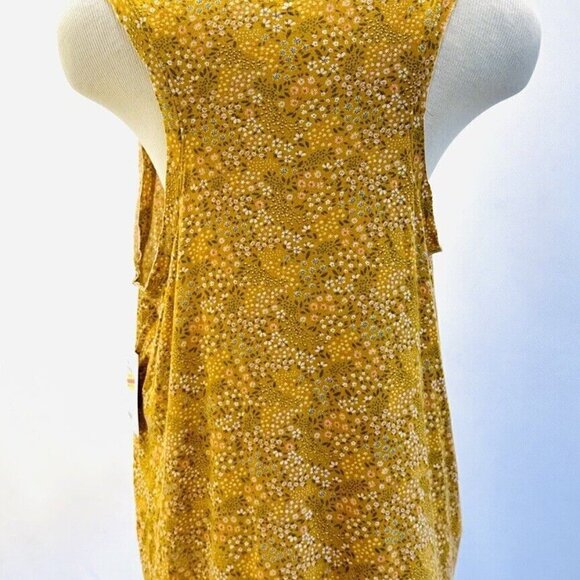 NWT SO GOODS FOR LIFE Juniors Sleeveless Pullover Round Neck Floral Shirt Sz XL - Picture 7 of 10